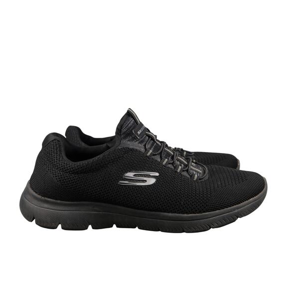 Skechers Shoes Womens 8.5 Slip On Sneaker Summit Athletic Comfort Bungee Black - Picture 1 of 11